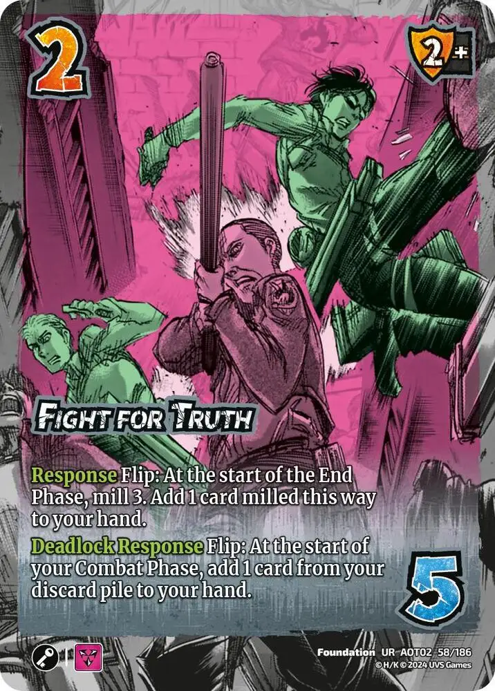 Fight for Truth card front