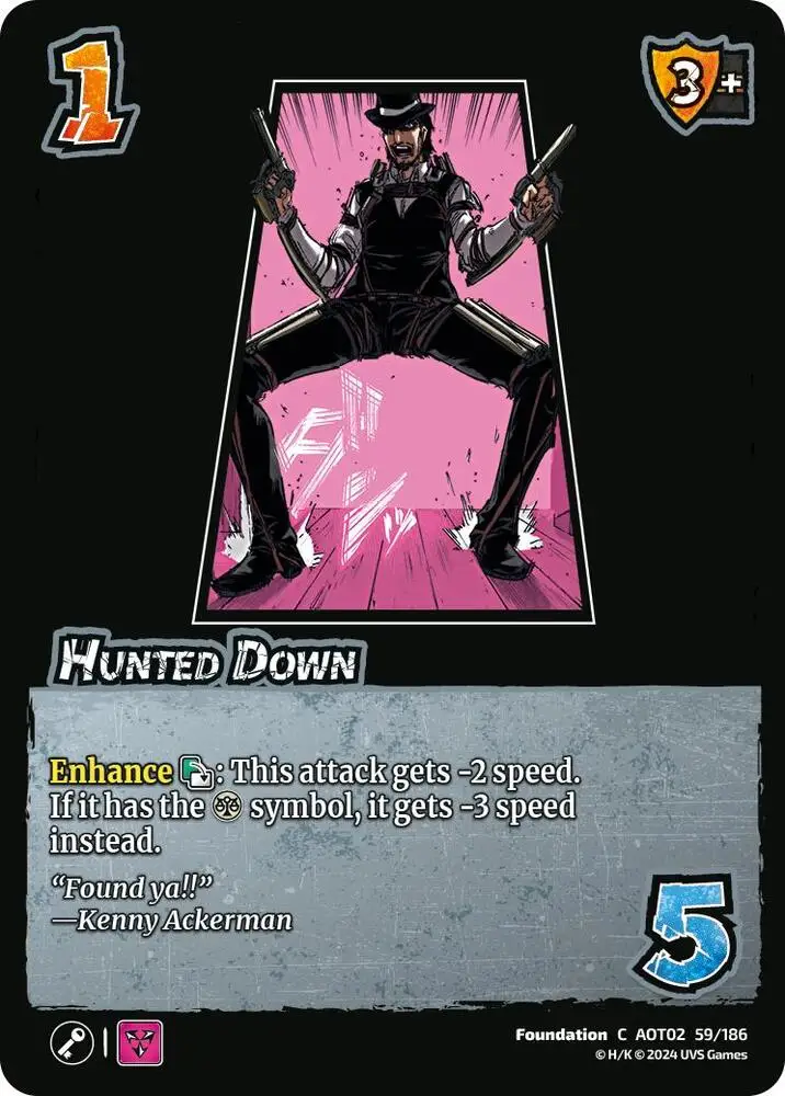 Hunted Down card front
