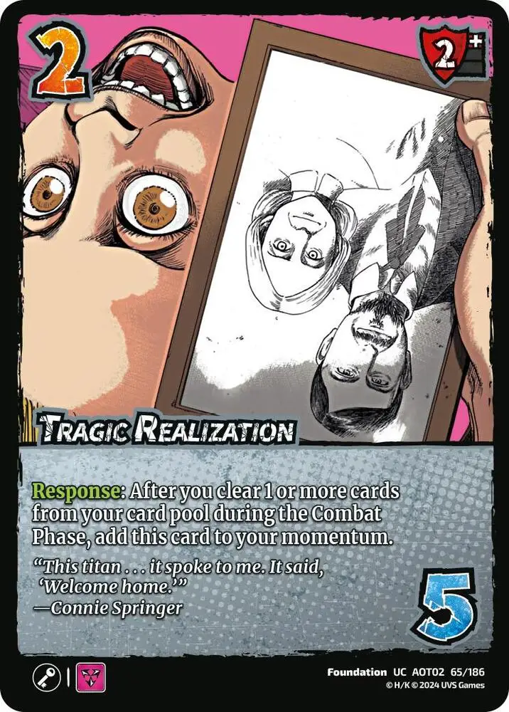 Tragic Realization card front