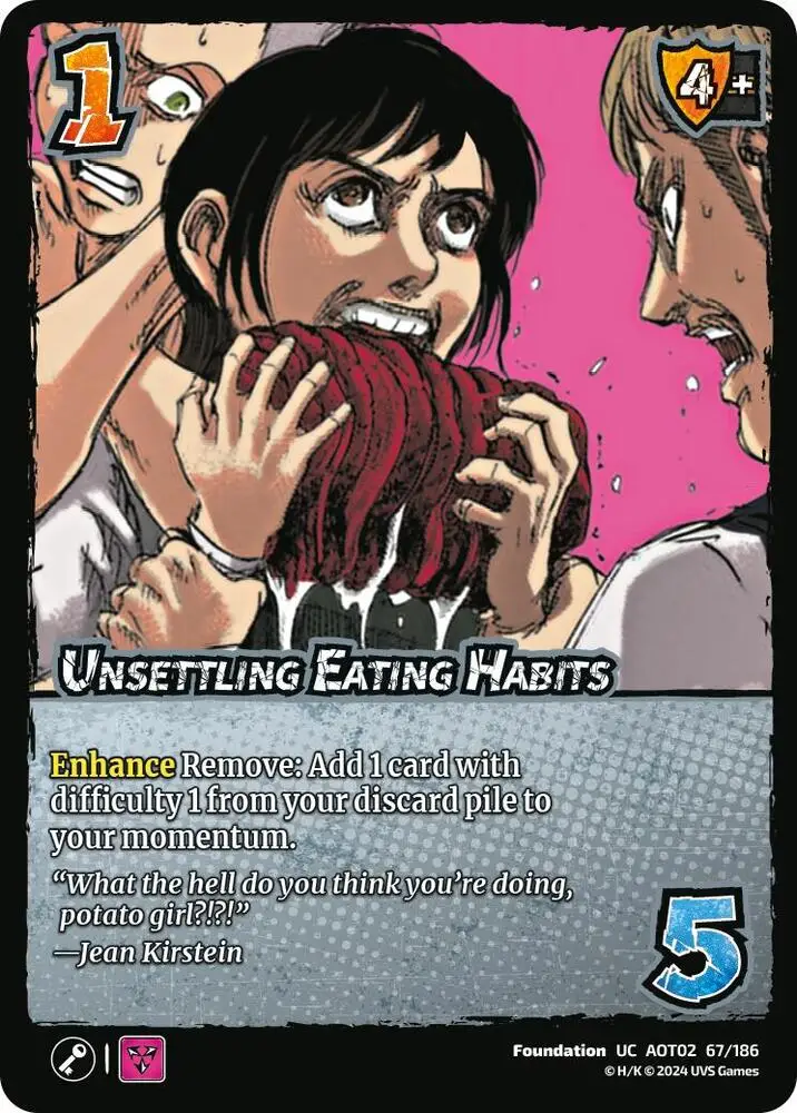 Unsettling Eating Habits card front