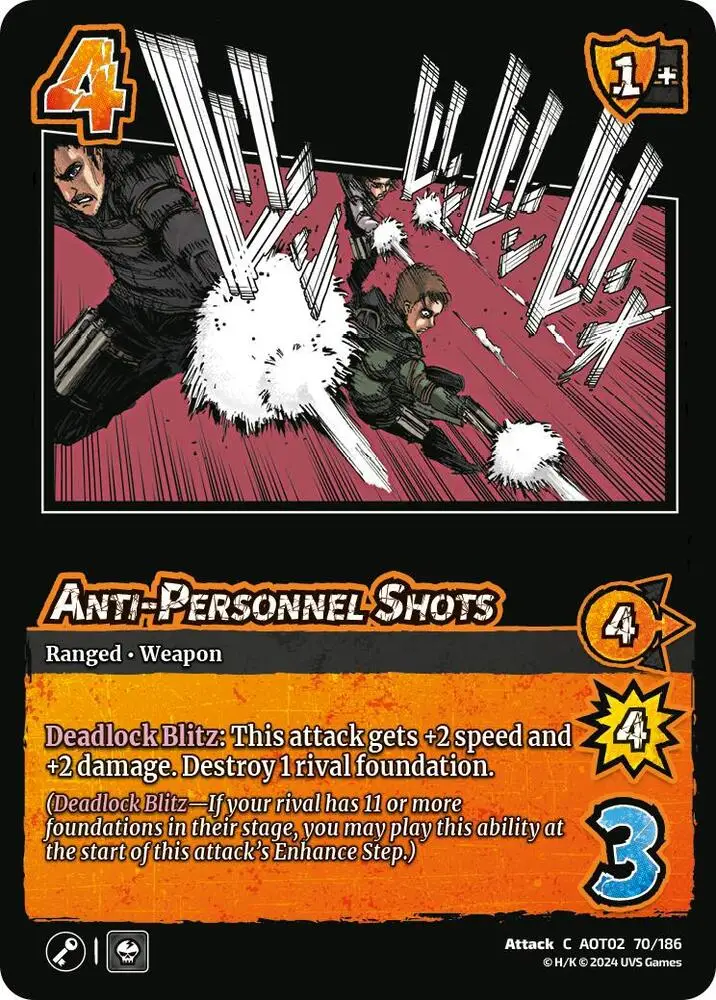 Anti-Personnel Shots card front