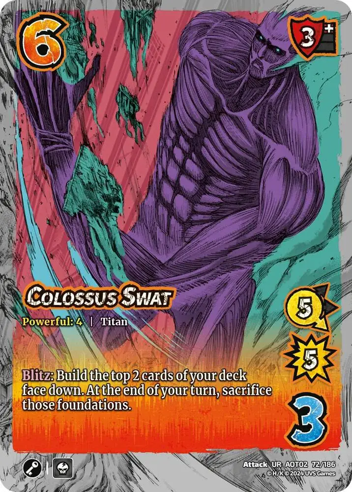 Colossus Swat card front