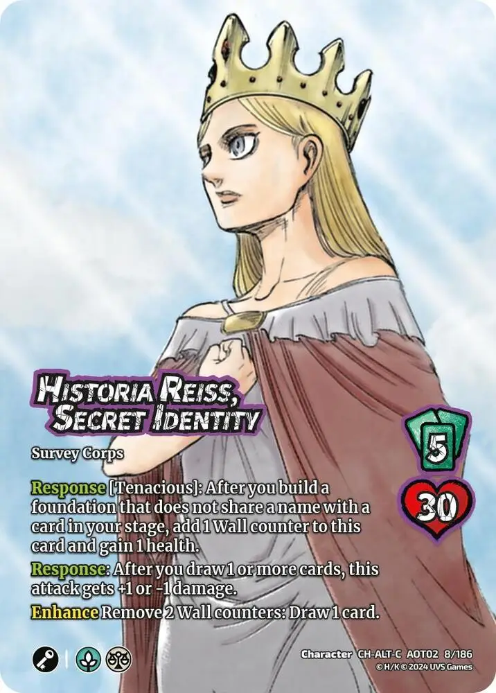 Historia Reiss, Secret Identity (Alternate Art) card front