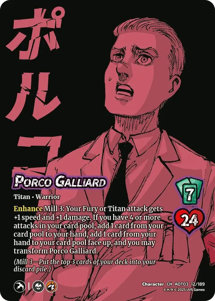 Porco Galliard // Jaw Titan, Crushing Biter card front