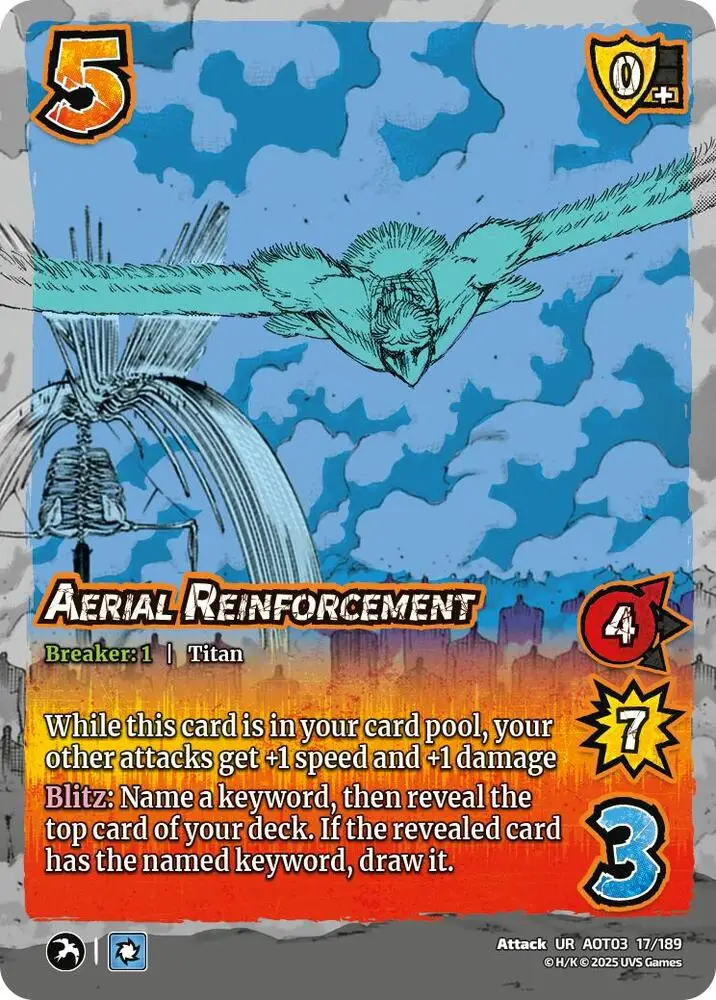 Aerial Reinforcement card front
