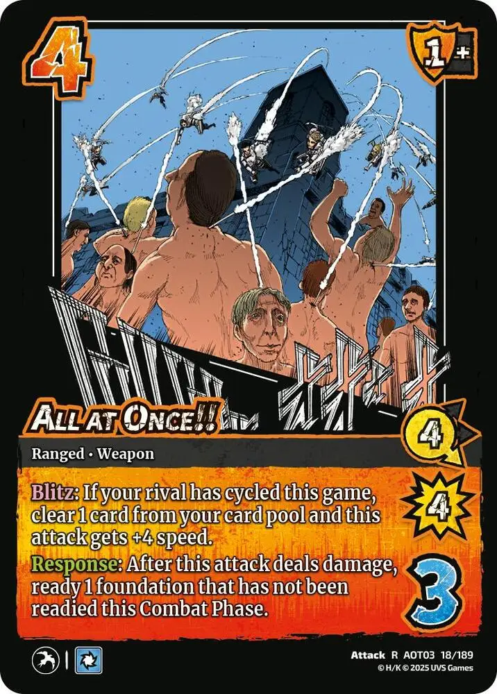 All at Once!! card front