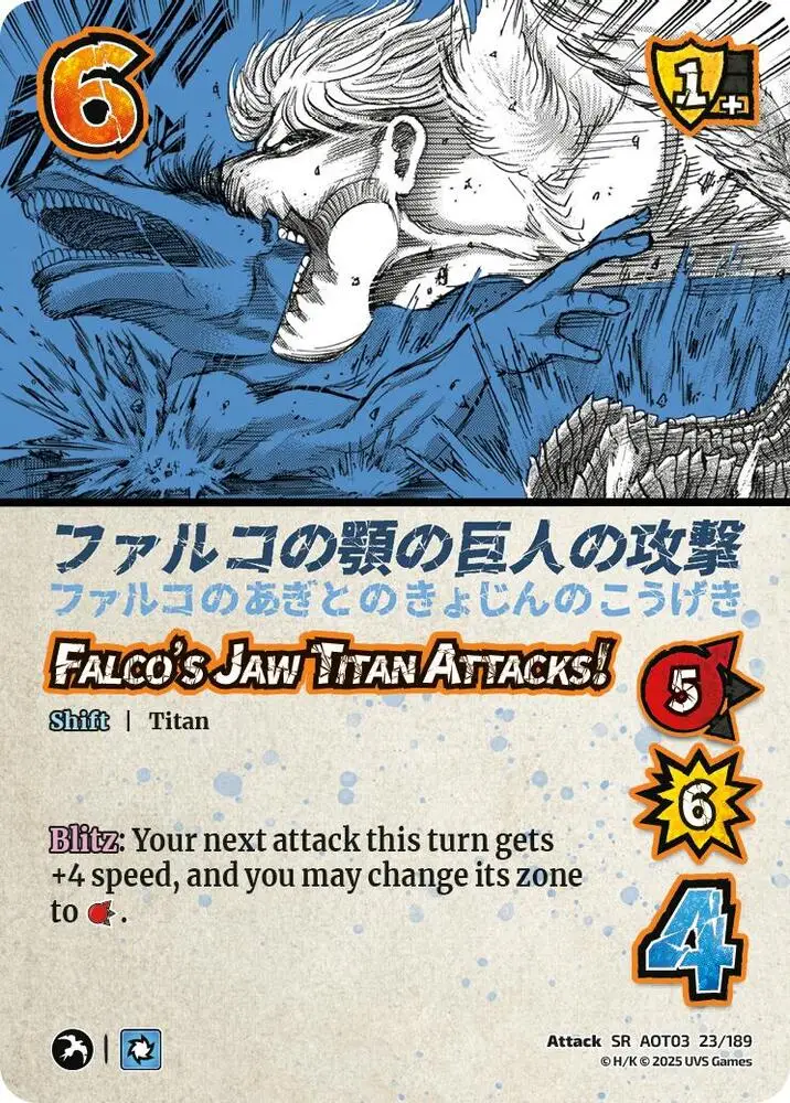 Falco's Jaw Titan Attacks! // Falco's Jaw Titan card front