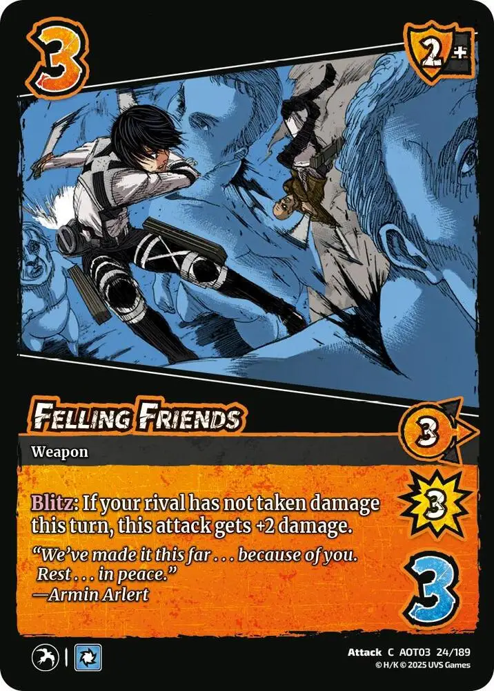 Felling Friends card front