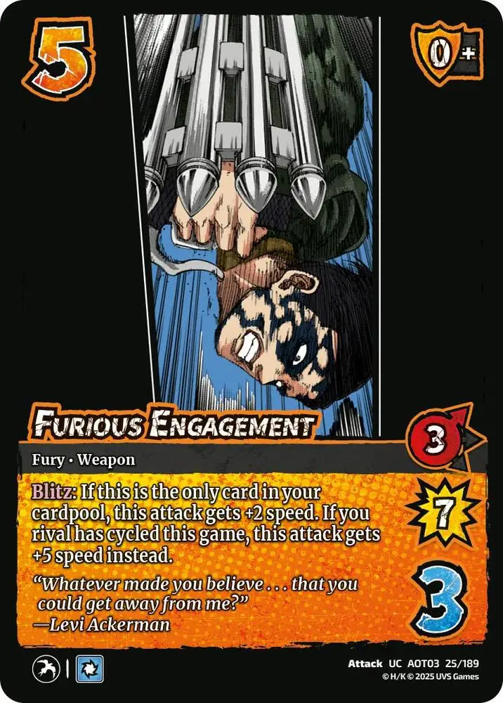 Furious Engagement card front