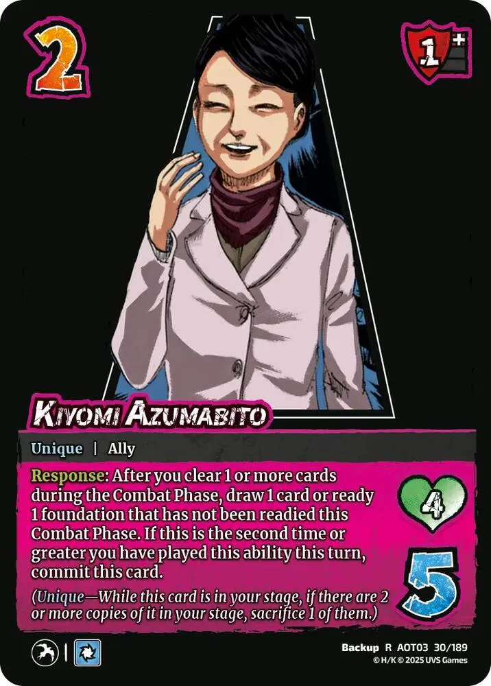 Kiyomi Azumabito card front