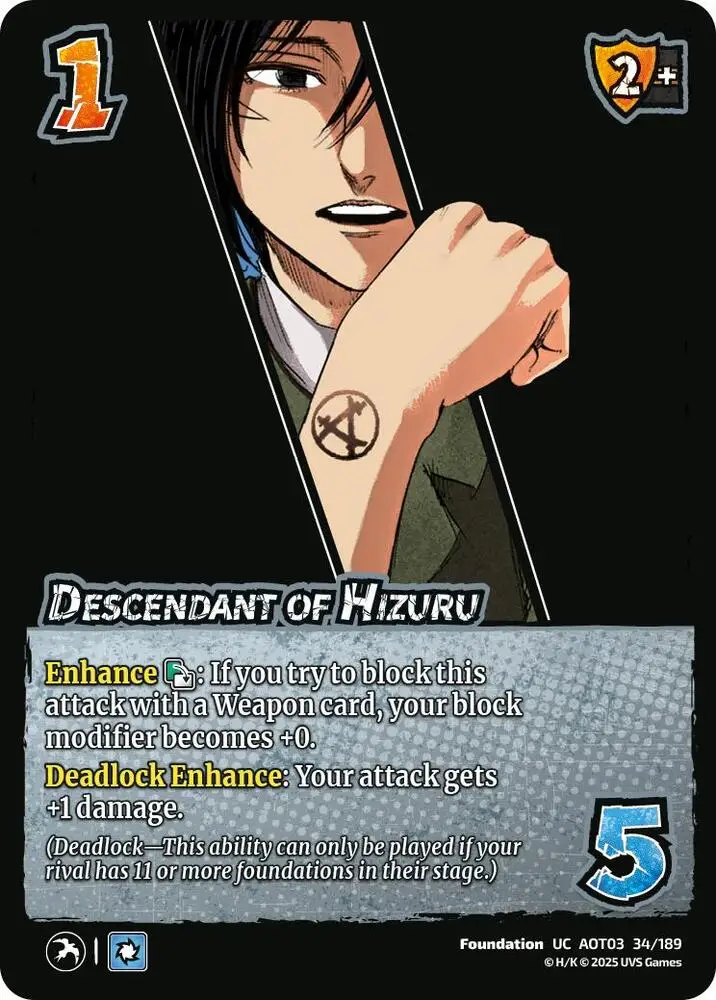 Descendant of Hizuru card front