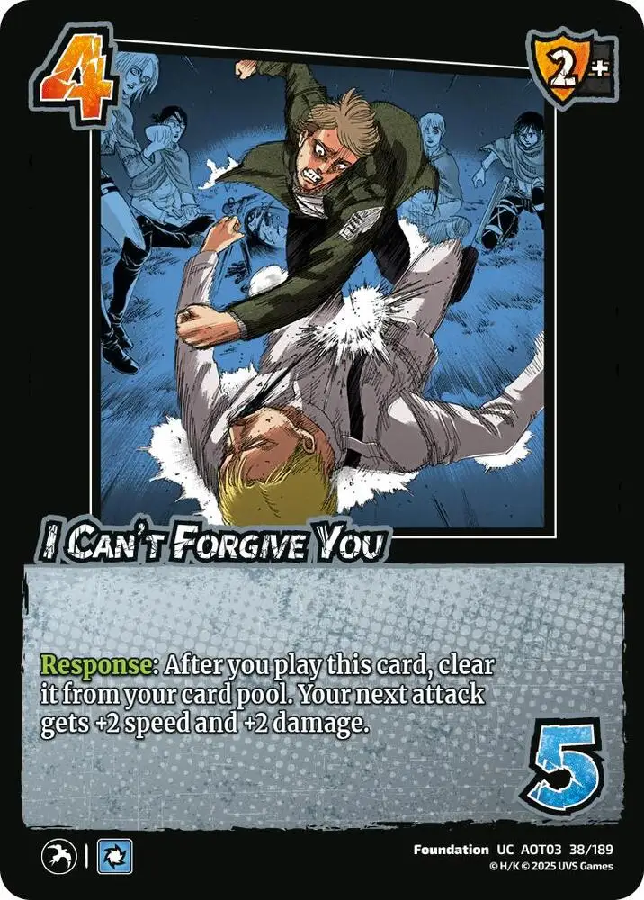 I Can't Forgive You card front
