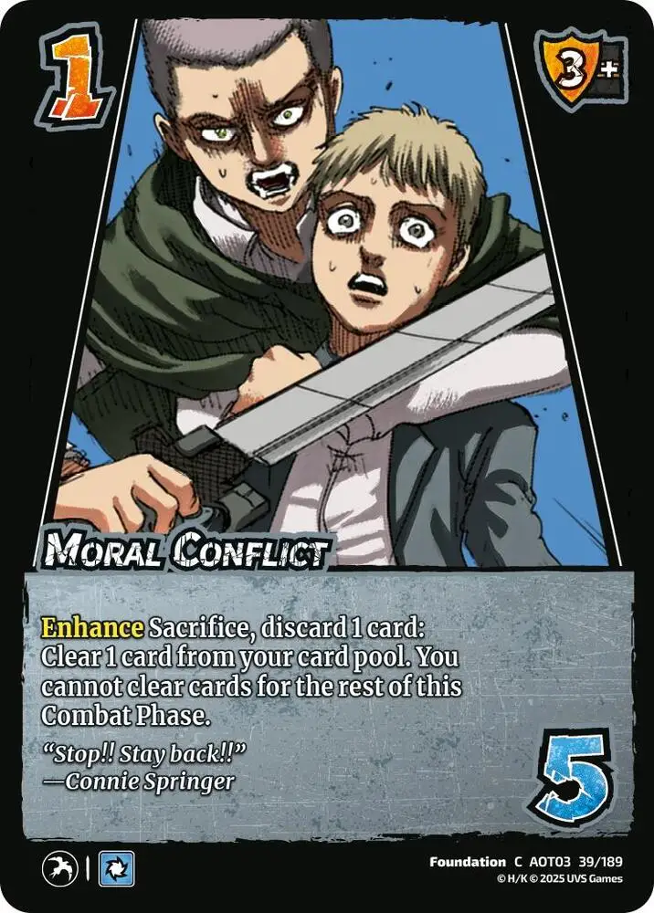 Moral Conflict card front
