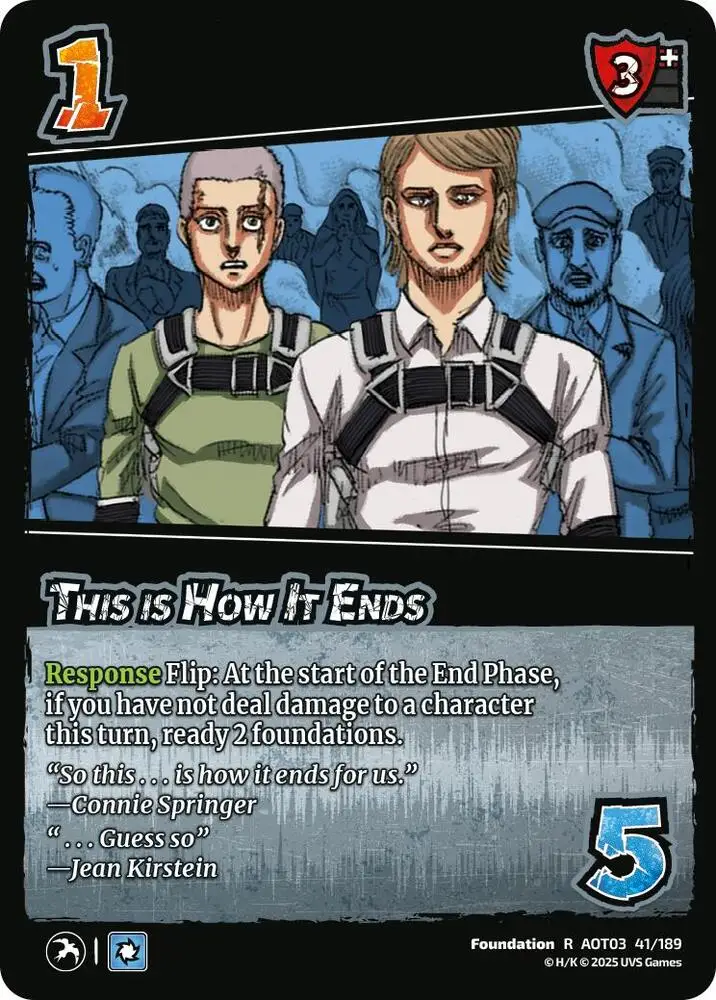 This Is How It Ends card front