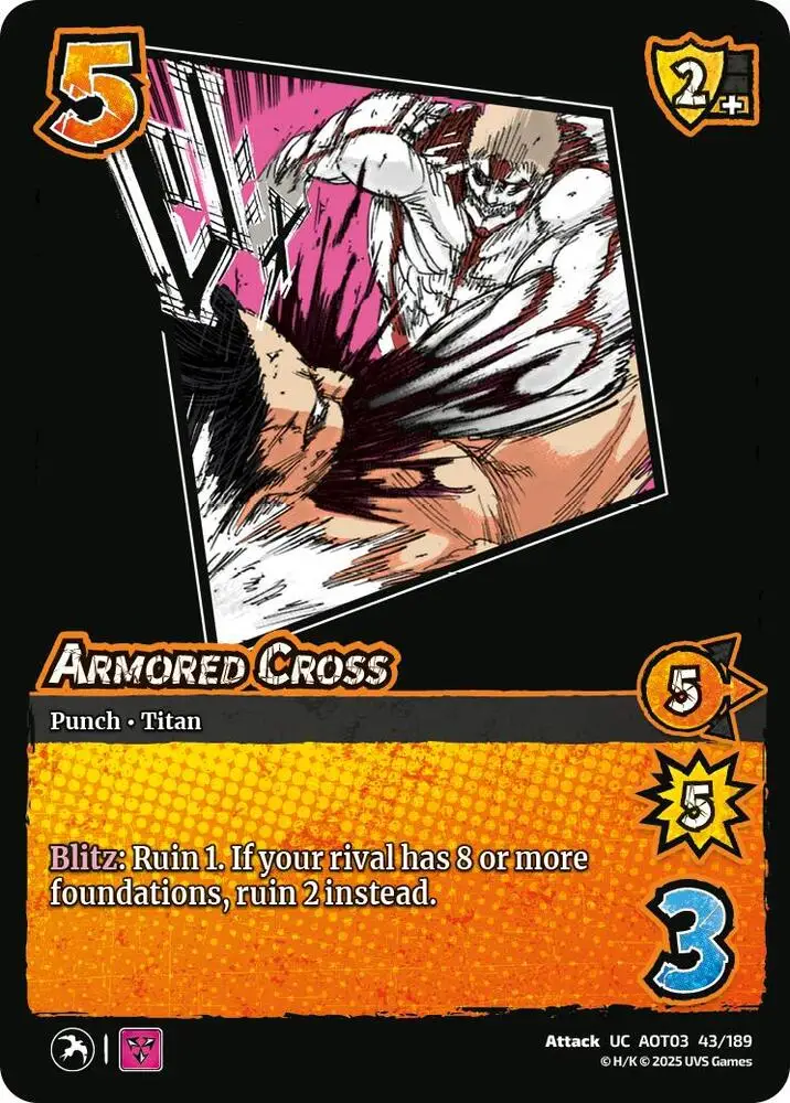 Armored Cross card front