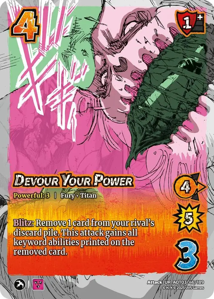 Devour Your Power card front