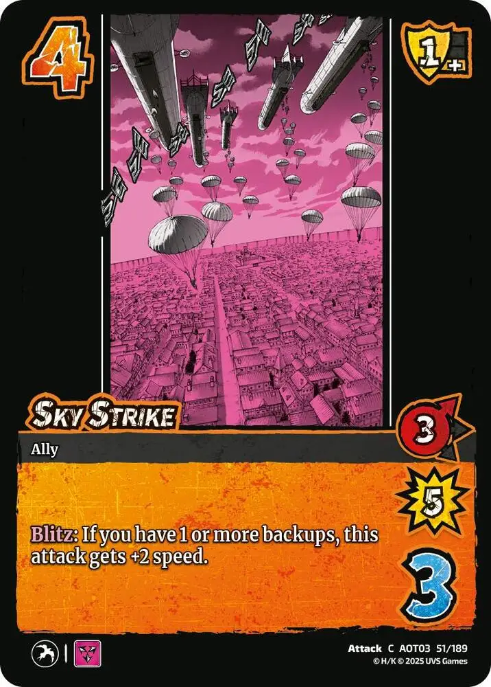 Sky Strike card front