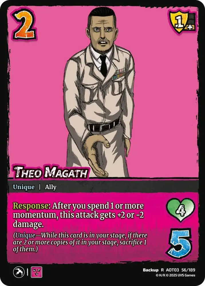 Theo Magath card front