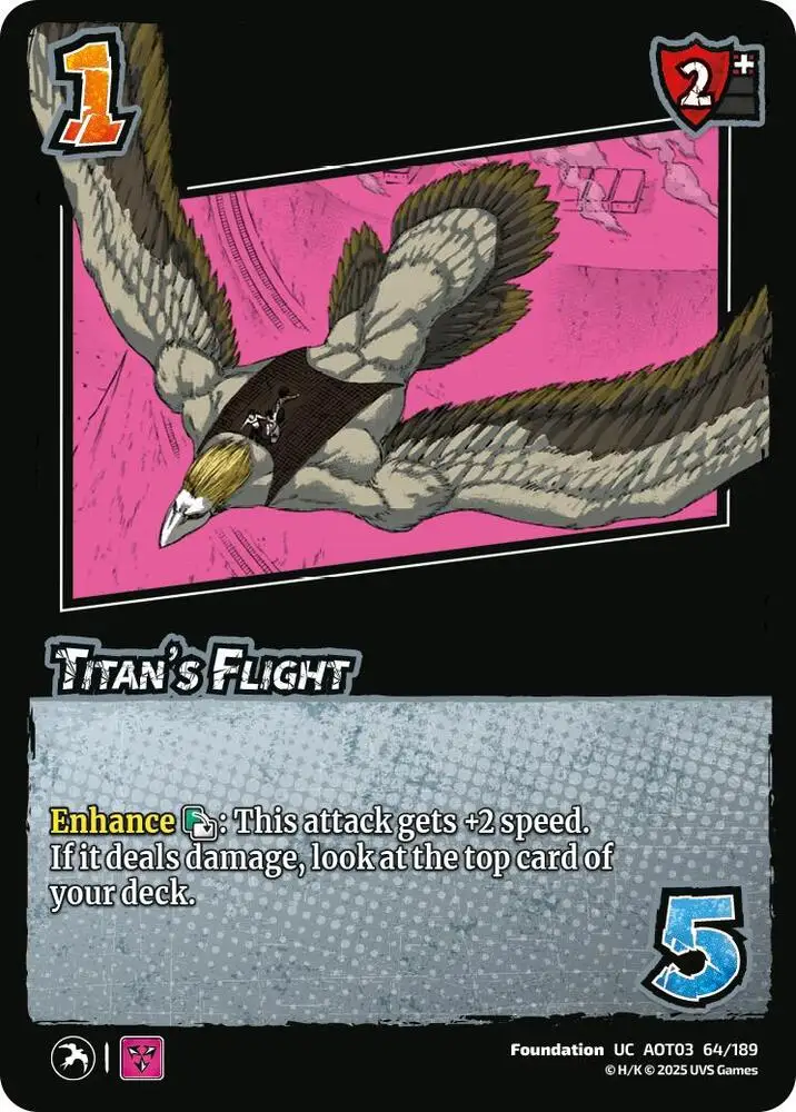 Titan's Flight card front