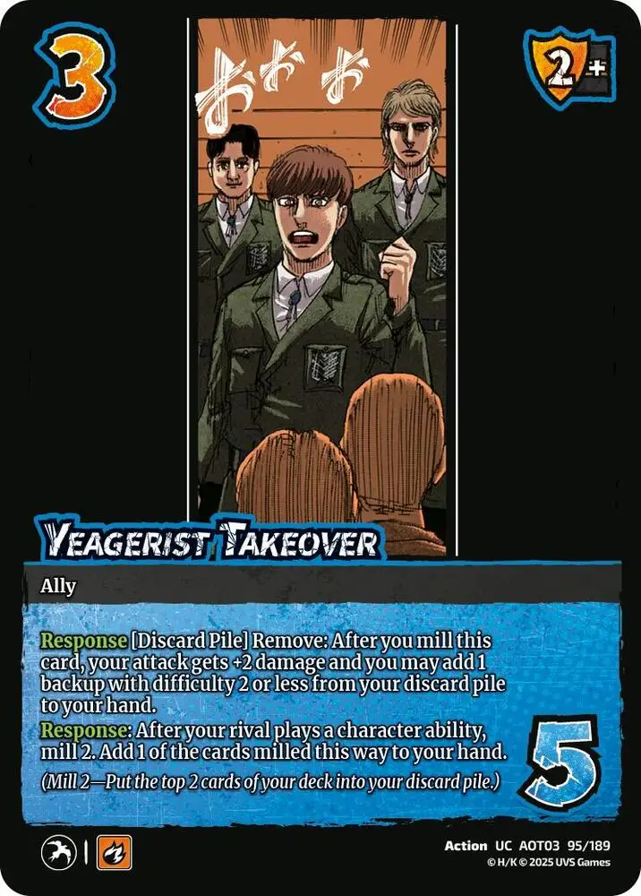 Yeagerist Takeover card front