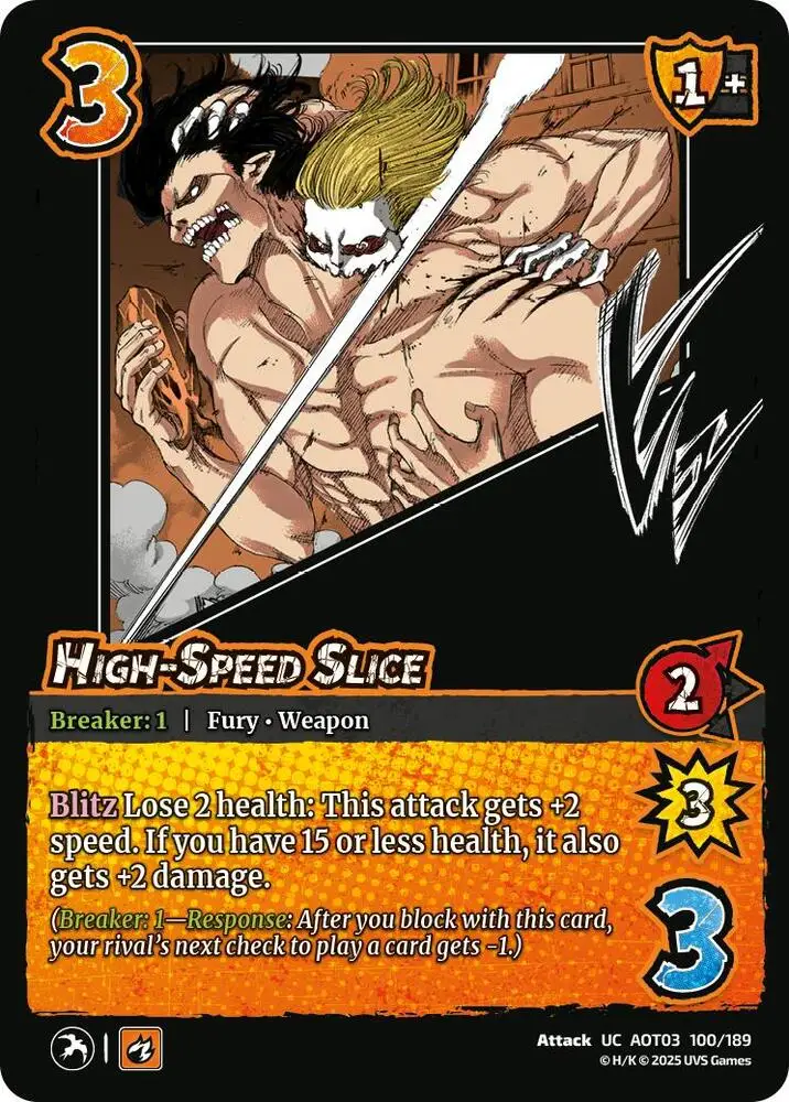 High-Speed Slice card front