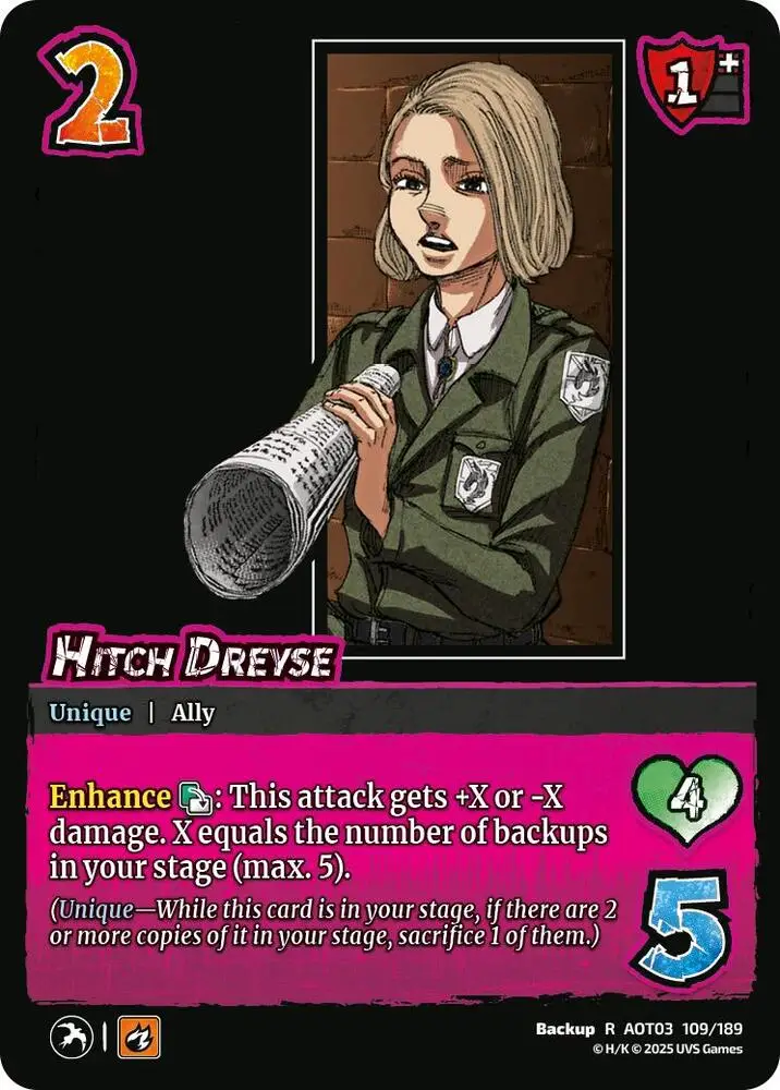 Hitch Dreyse card front