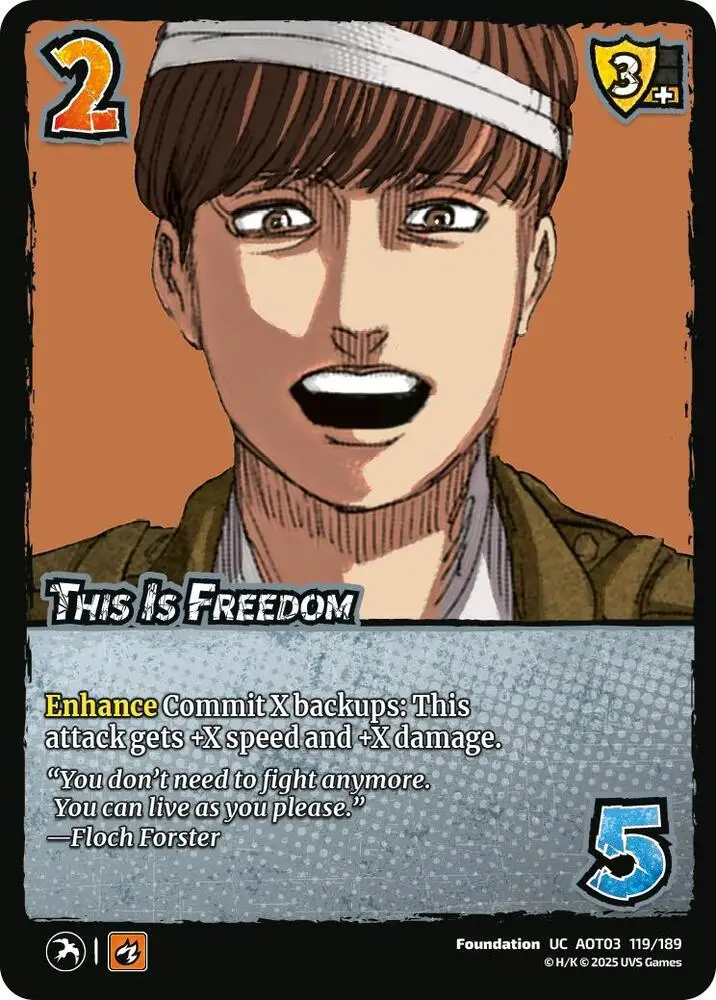 This Is Freedom card front