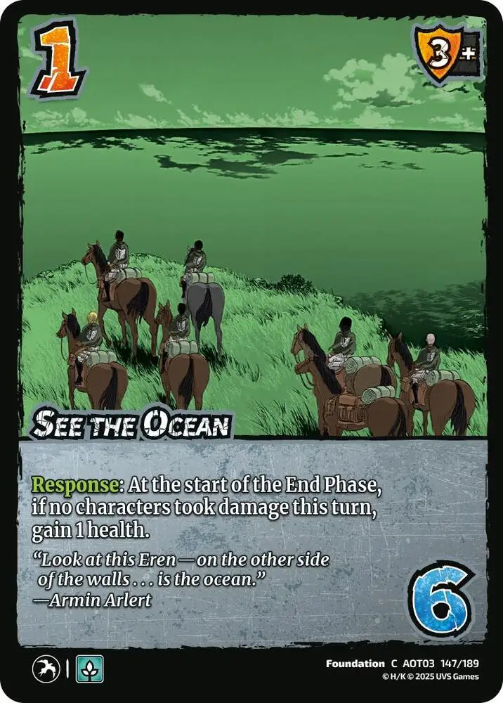 See the Ocean card front