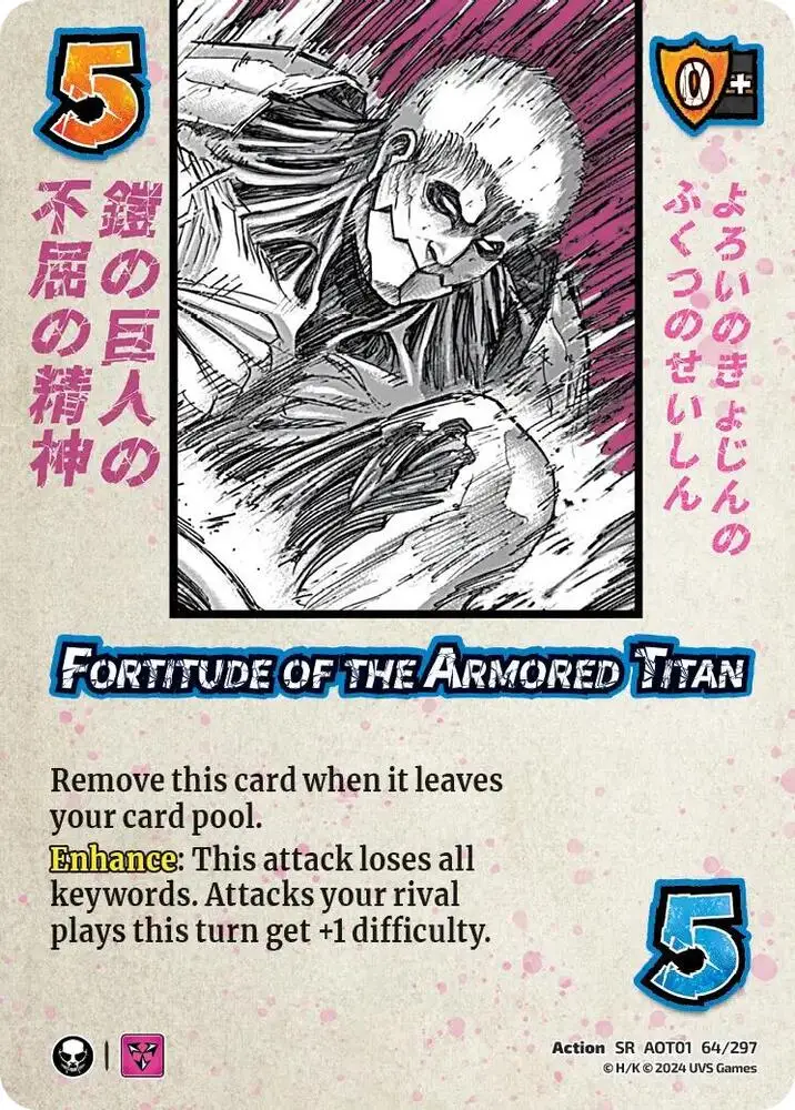 Fortitude of the Armored Titan card front
