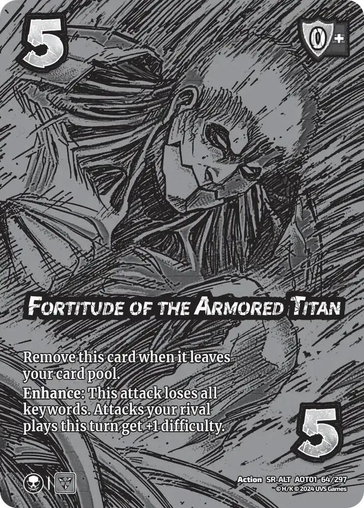 Fortitude of the Armored Titan (Alternate Art) card front