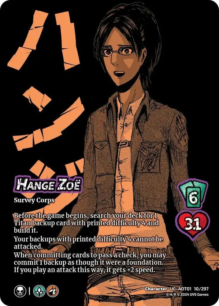 Hange Zoë card front