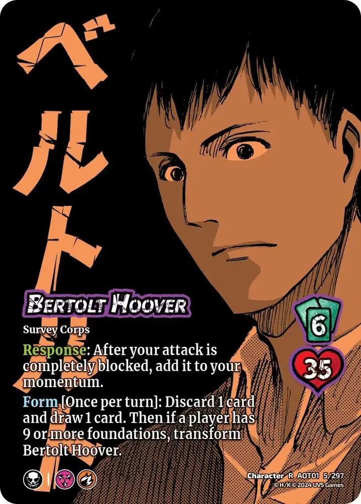 Bertolt Hoover // Bertolt, Colossus Titan card front