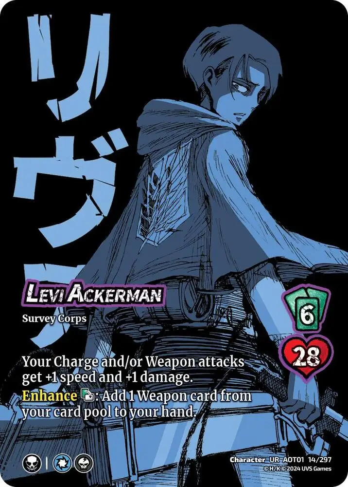 Levi Ackerman card front