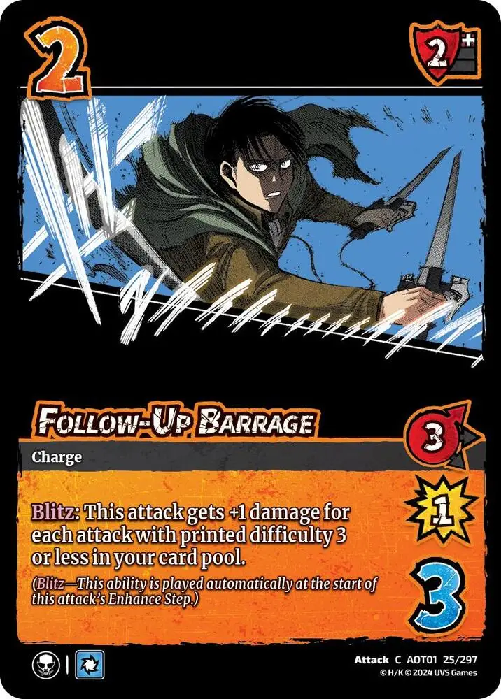 Follow-Up Barrage card front