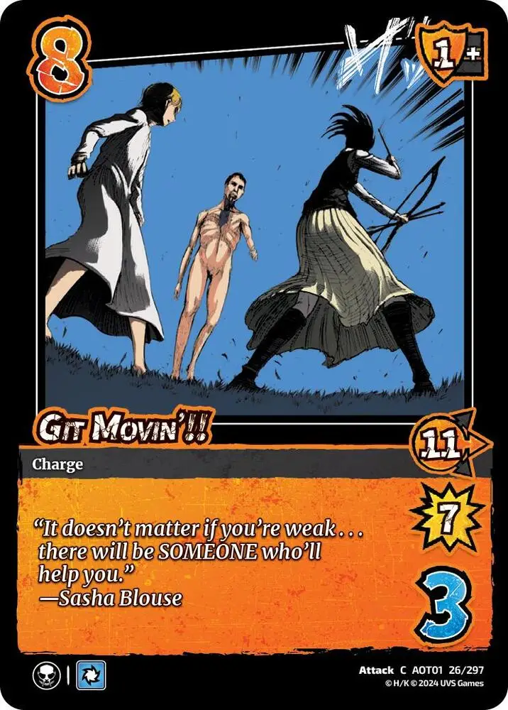 Git Movin'!! card front