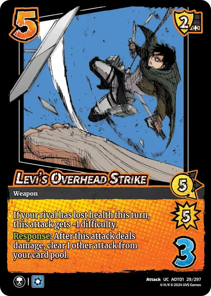 Levi's Overhead Strike card front