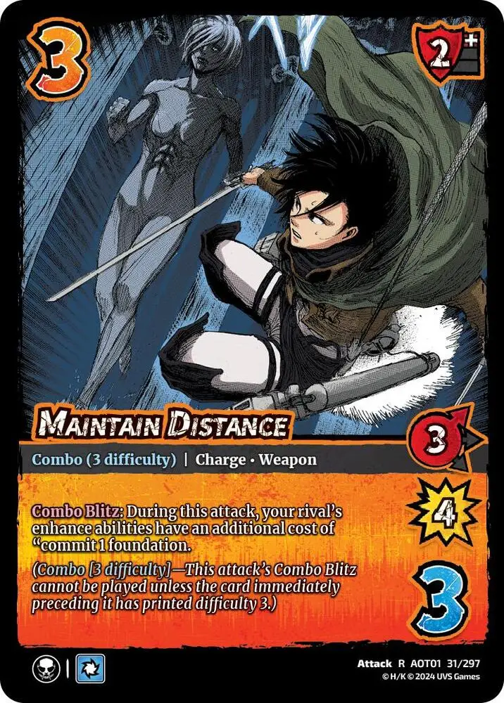 Maintain Distance card front