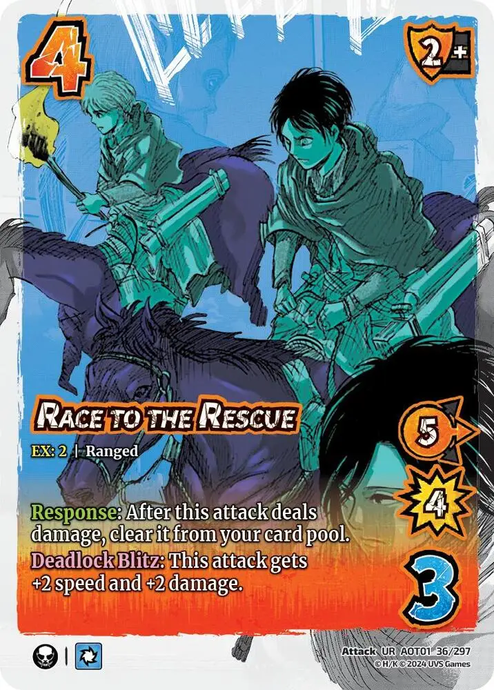 Race to the Rescue card front