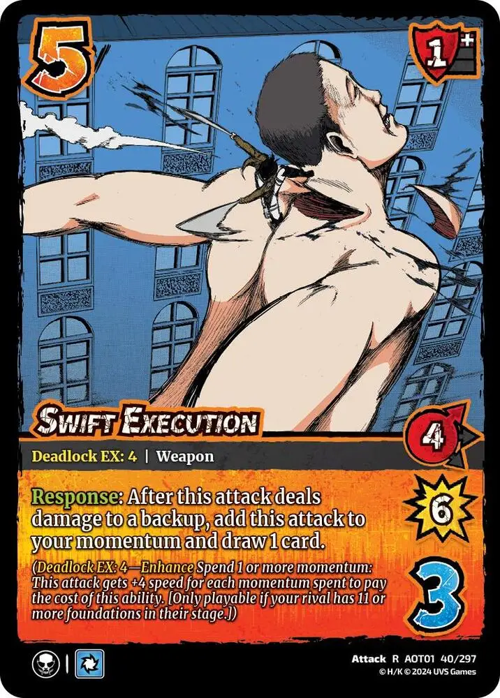 Swift Execution card front
