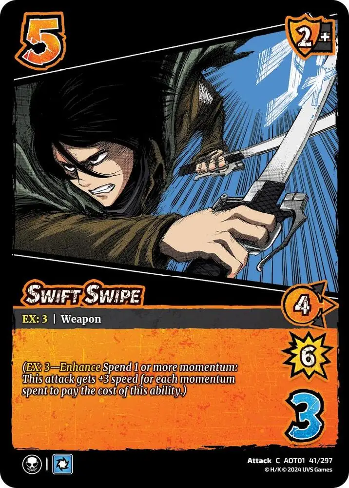 Swift Swipe card front