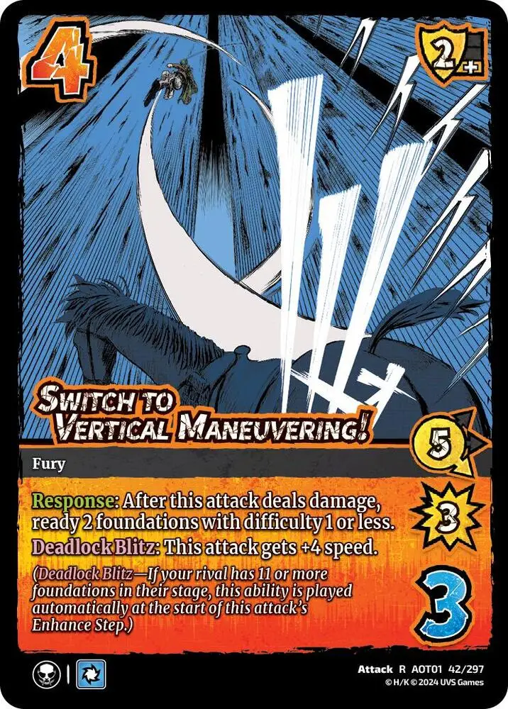 Switch to Vertical Maneuvering! card front