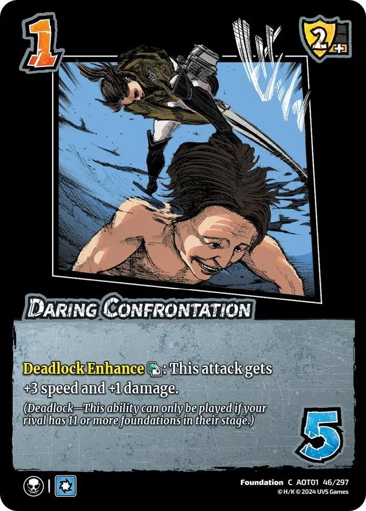 Daring Confrontation card front