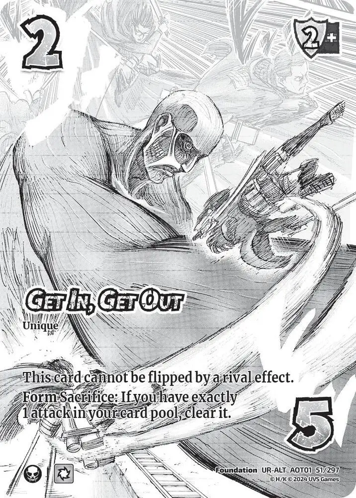 Get In, Get Out (Alternate Art) card front
