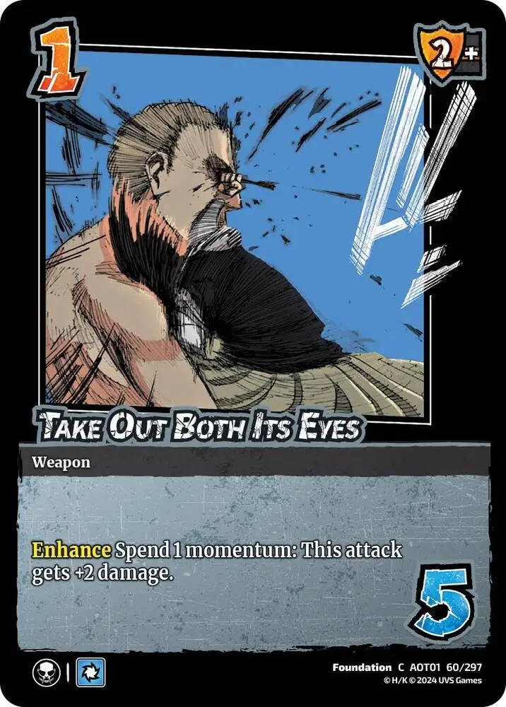 Take Out Both Its Eyes card front