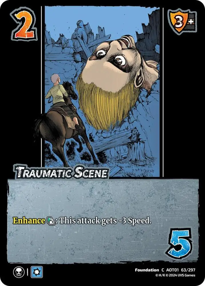 Traumatic Scene card front
