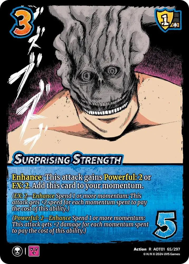 Surprising Strength card front