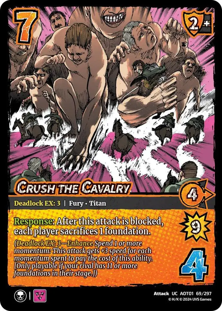 Crush the Cavalry card front