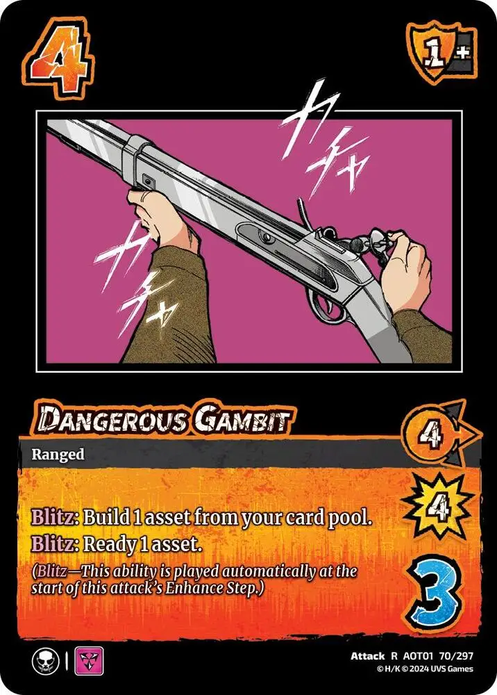 Dangerous Gambit card front