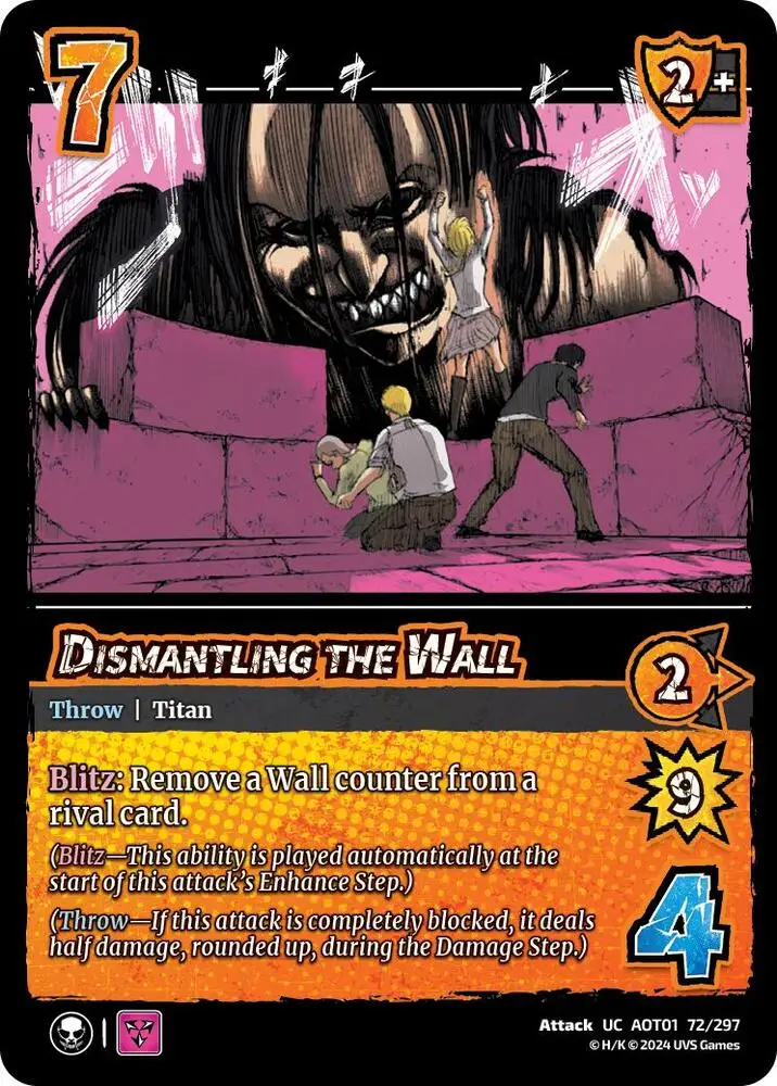 Dismantling the Wall card front