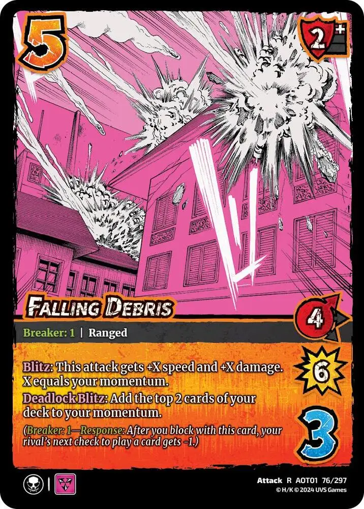 Falling Debris card front